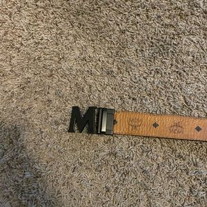 MCM black/brown reversible belt